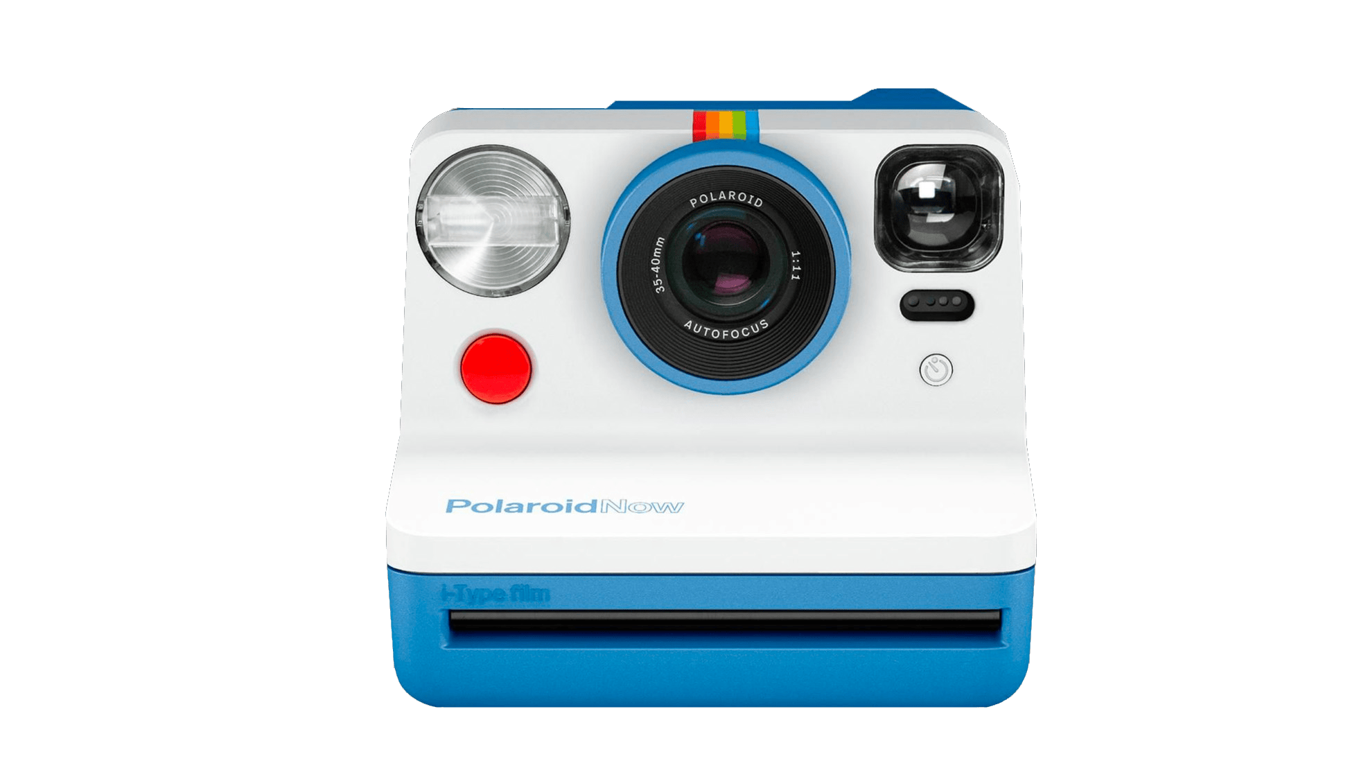 Polaroid with red button